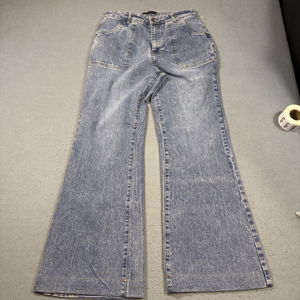 FRYE Front Pocket Flare Denim Jeans Womens Size 29 Vintage Wash